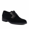 Zapatos casuales para hombre 9006 negro ante