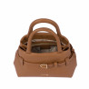 Bolso de mano para mujer 056g coñac