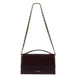 Bolso de hombro para mujer 057g testa di moro