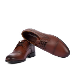 Zapatos elegantes para hombre 822-1 a coñac