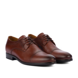 Zapatos elegantes para hombre 822-1 a coñac