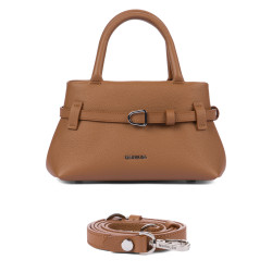 Bolso de mano para dama 056g 01 coñac