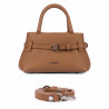 Bolso de mano para dama 056g 01 coñac