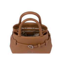 Bolso de mano para dama 056g 01 coñac
