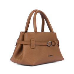 Bolso de mano para dama 056g 01 coñac