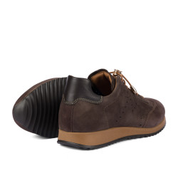Zapatos deportivos de mujer 6104 bufo café combinado