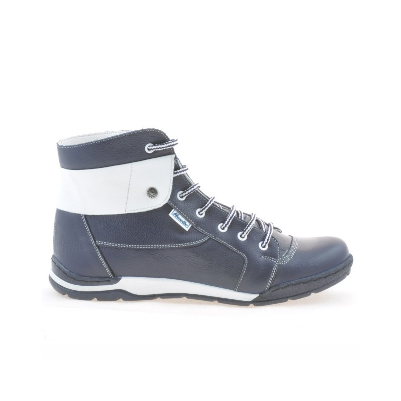 Botas de hombre 421 índigo+blanco