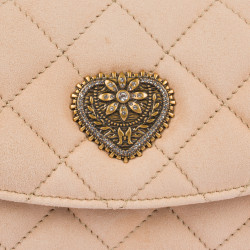 Bolso de mujer de hombro 048g camoscio nude