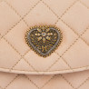 Bolso de mujer de hombro 048g camoscio nude