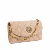 Bolso de mujer de hombro 048g camoscio nude