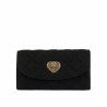 Bolso de hombro para mujer 048g gamuza negra