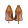 Zapatos elegantes para dama 1330 marrón coñac