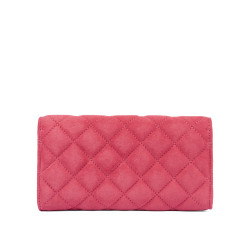 Bolso de hombro para mujer 048g gamuza rosa barbie