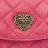 Bolso de hombro para mujer 048g gamuza rosa barbie