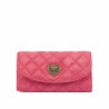 Bolso de hombro para mujer 048g gamuza rosa barbie