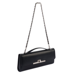 Bolso de hombro para mujer 054g 01 negro