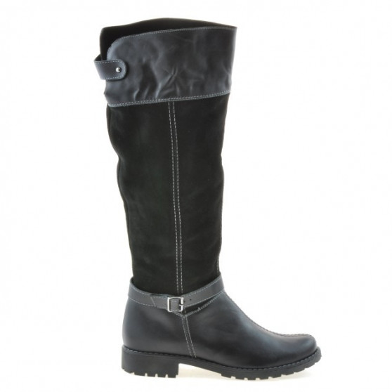 Botas de mujer 3225 negro combinado
