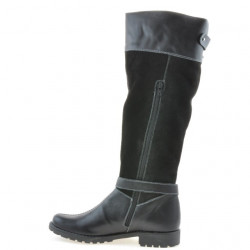 Botas de mujer 3225 negro combinado