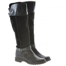 Botas de mujer 3225 negro combinado