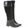 Botas de mujer 3225 negro combinado