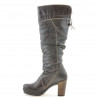 Botas mujer 226 café+crepé café