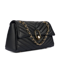 Bolso de mujer de hombro 052g negro