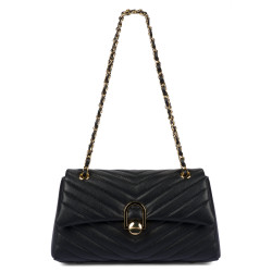 Bolso de mujer de hombro 052g negro
