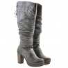 Botas mujer 226 café+crepé café
