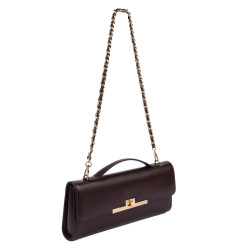 Bolso de mujer de hombro 054g testa di moro