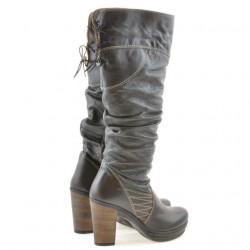 Botas mujer 226 café+crepé café