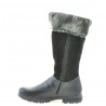 Botas mujer 3224 negro combinado