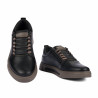 Zapatos casuales para hombre 982 negro combinado-k