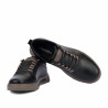 Zapatos casuales para hombre 982 negro combinado-k