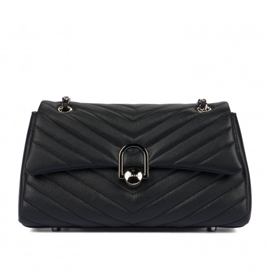Bolso de mujer de hombro 052g 01 negro