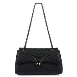 Bolso de mujer de hombro 052g 01 negro