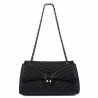 Bolso de mujer de hombro 052g 01 negro