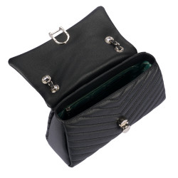 Bolso de mujer de hombro 052g 01 negro