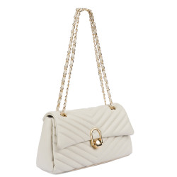 Bolso de mujer de hombro 052g panna