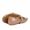 Bailarinas mujer 1319 charol beige