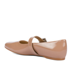 Bailarinas mujer 1319 charol beige
