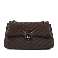 Bolso de mujer de hombro 052g 01 testa di moro