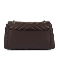 Bolso de mujer de hombro 052g 01 testa di moro