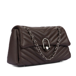 Bolso de mujer de hombro 052g 01 testa di moro