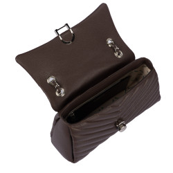 Bolso de mujer de hombro 052g 01 testa di moro