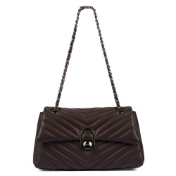 Bolso de mujer de hombro 052g 01 testa di moro