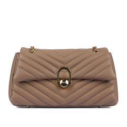 Bolso de mujer de hombro 052g capuchino