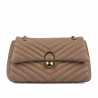 Bolso de mujer de hombro 052g capuchino