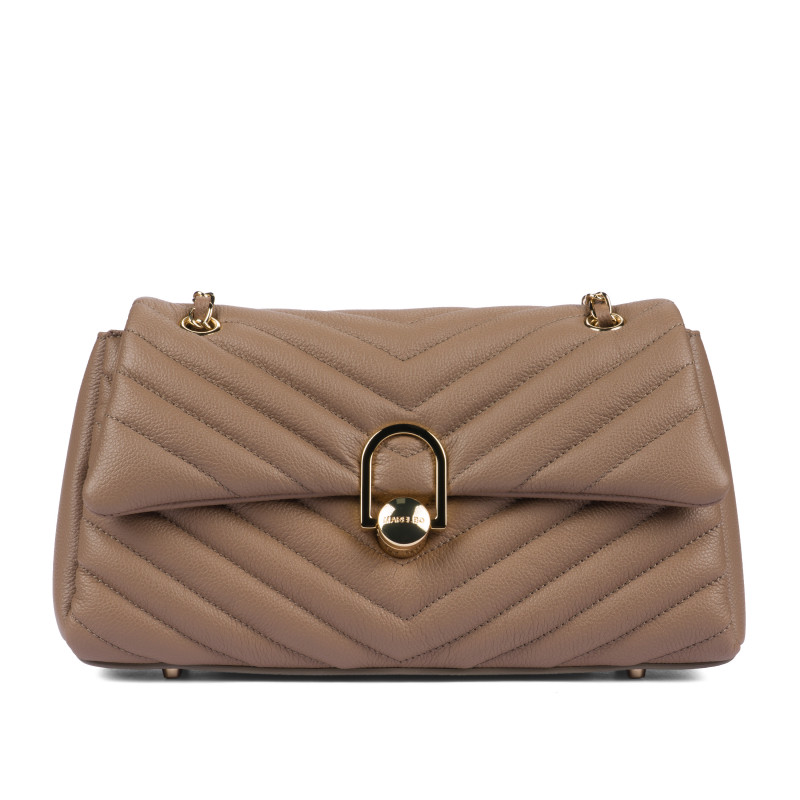 Bolso de mujer de hombro 052g capuchino