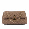 Bolso de mujer de hombro 052g capuchino