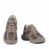 Zapatillas deportivas para mujer 6102 arena de ante combinado